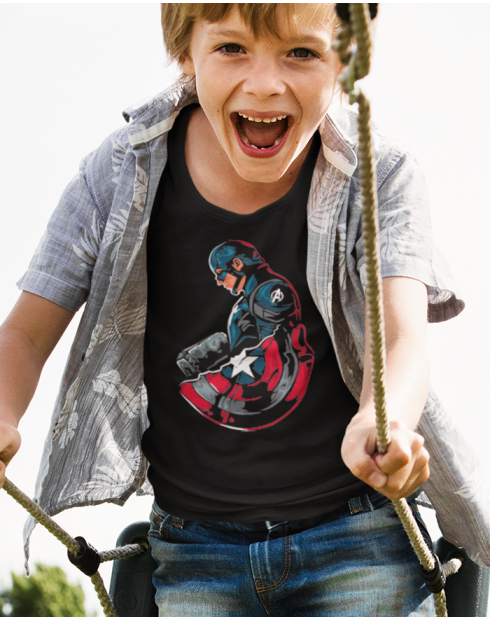Dětské tričko Kapitán Amerika 2