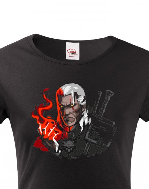 Dámské tričko s motivem Zaklínač