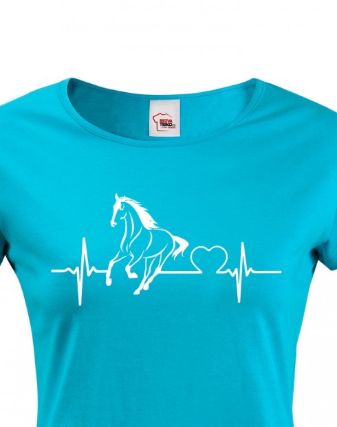 Dámské tričko Tep a kůň