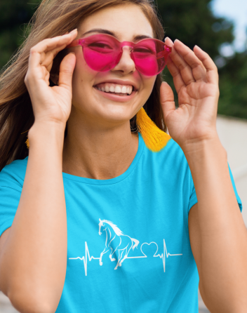 Dámské tričko Tep a kůň