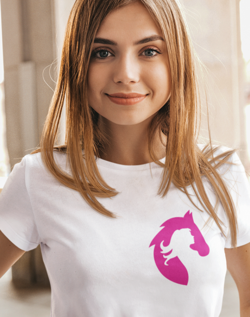 Dámské tričko Srdce kůň 2