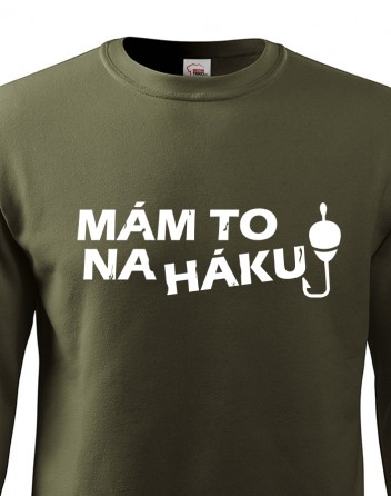 Mikina nejen pro rybáře - Mám to na háku