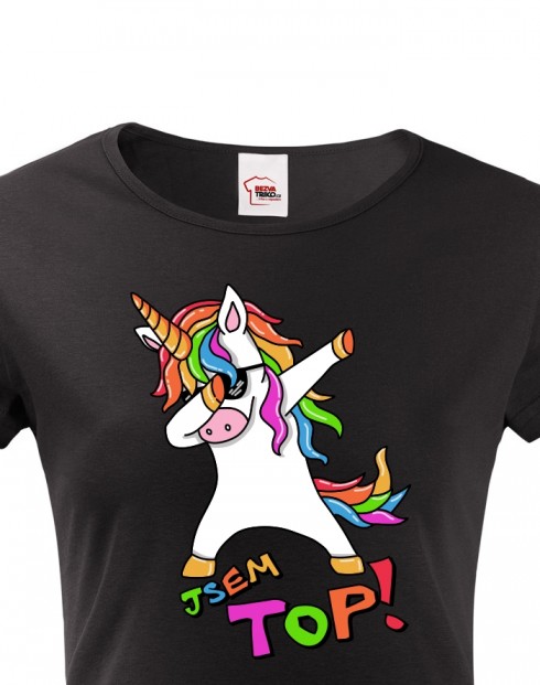 Dámské tričko Jsem top!