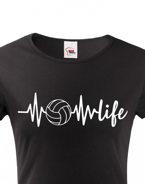 Dámské tričko Volejbal tep2