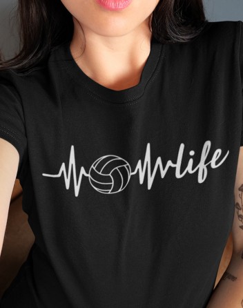 Dámské tričko Volejbal tep2