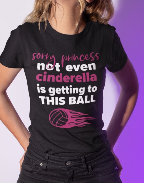 Dámské tričko Volejbal Sorry princess