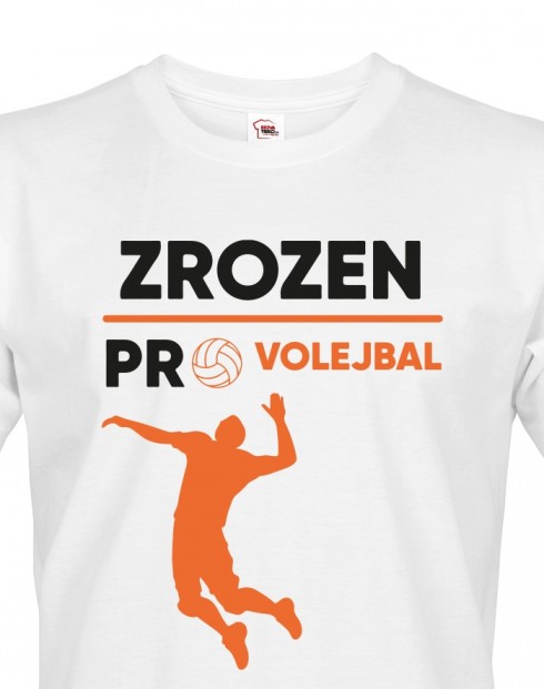 Pánské tričko Zrozen pro Volejbal