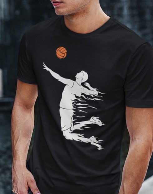 Pánské tričko Volejbalový hráč