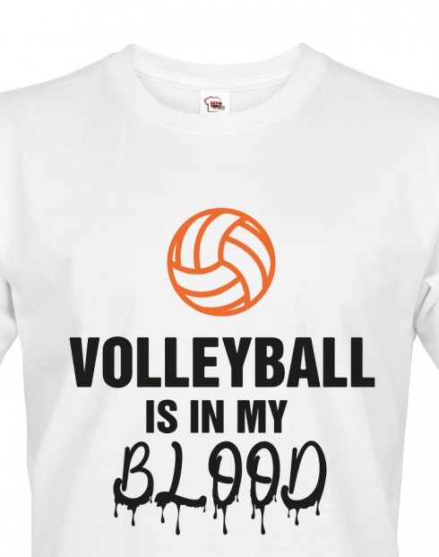 Pánské tričko Volejbal blood