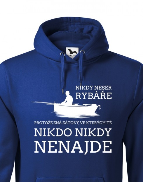 Pánská mikina Nikdy neser rybáře
