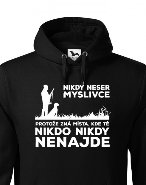 Pánská mikina - Nikdy neser myslivce
