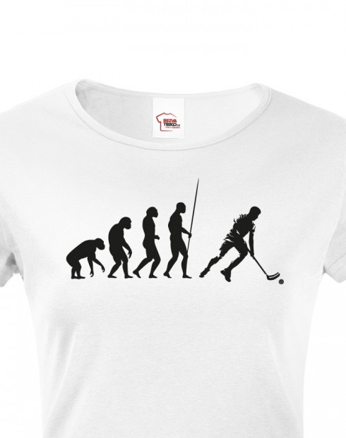 Dámské tričko Florbal evoluce