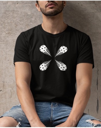 Pánské tričko s potiskem - Florbal míček