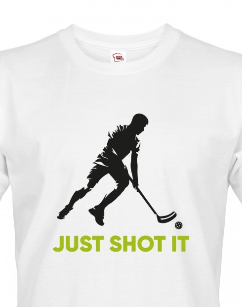 Pánské tričko - Florbal just shot it