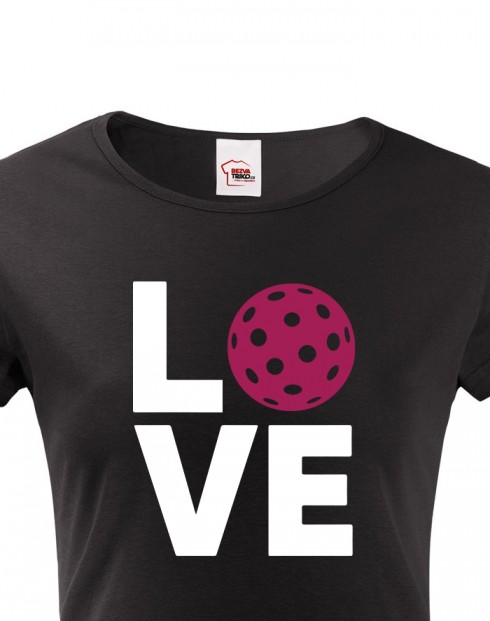 Dámské tričko Florbal love
