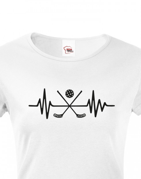 Dámské tričko Florbal tep