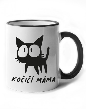 Keramický hrneček pro milovníky koček - Kočičí máma