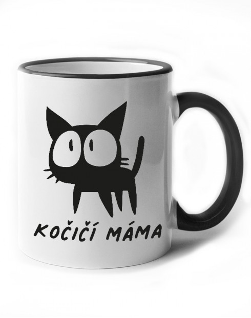 Keramický hrneček pro milovníky koček - Kočičí máma