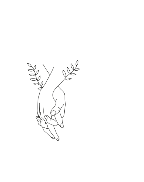 Hrneček - Držící se ruce