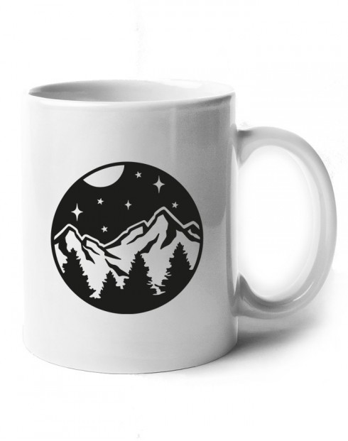 Keramický hrnek pro turisty - Hvězdná noc