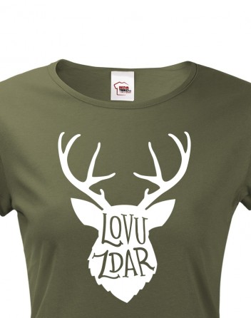 Dámské tričko - Lovu zdar
