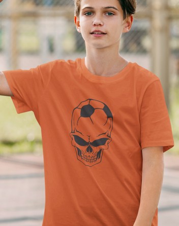 Dětské tričko - Fotbal lebka