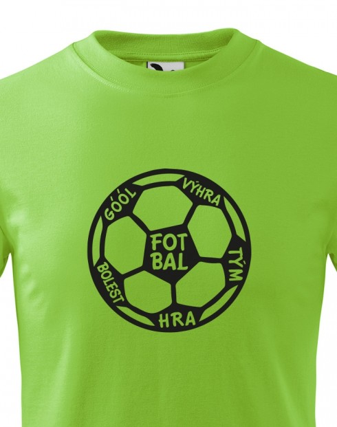 Dětské tričko - Fotbal míč