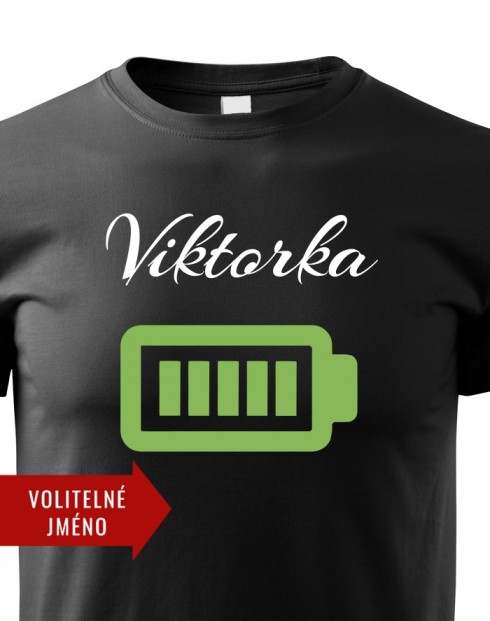Dětské tričko - Plná baterie
