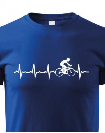 Dětské tričko tep cyklisty