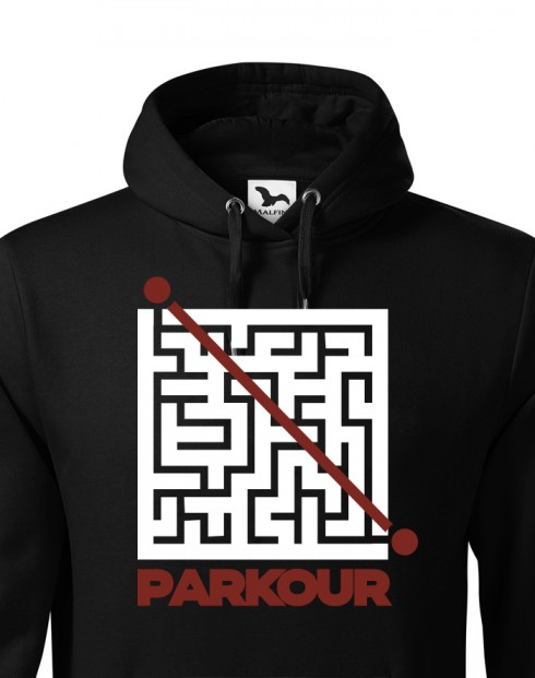 Pánská mikina - Parkour bludiště