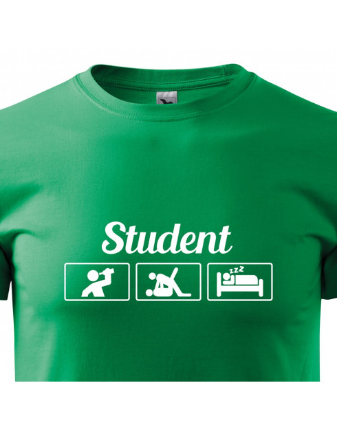 Vtipné tričko pro studenty