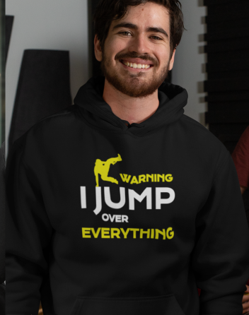 Pánská mikina - Parkour jump