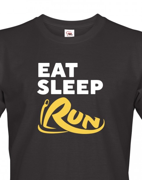 Pánské tričko - Eat sleep run