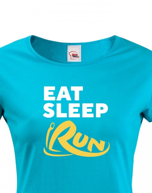 Dámské tričko - Eat sleep run