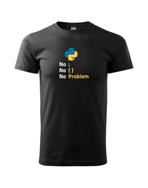 Pánské tričko pro programátory No problem