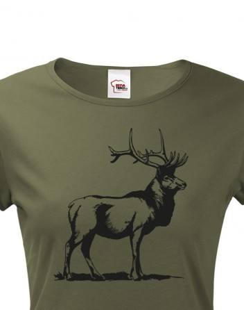 Dámské triko s jelenem 2