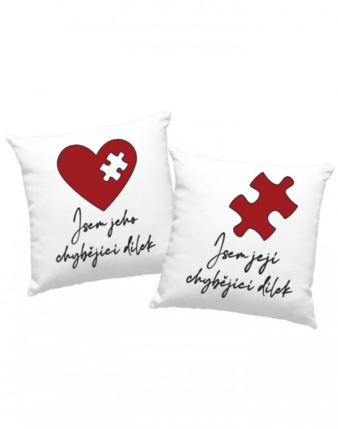Polštářky pro zamilované chybějící dílek