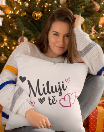 Polštářek pro zamilované Miluji tě