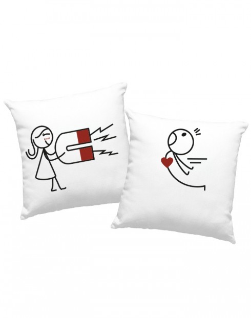 Polštářky pro zamilované - Láska magnet