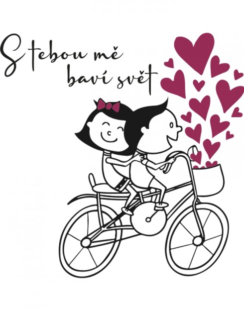 Hrnečky pro zamilované - S tebou mě baví svět