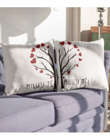 Polštářky pro zamilované - Miluji tě