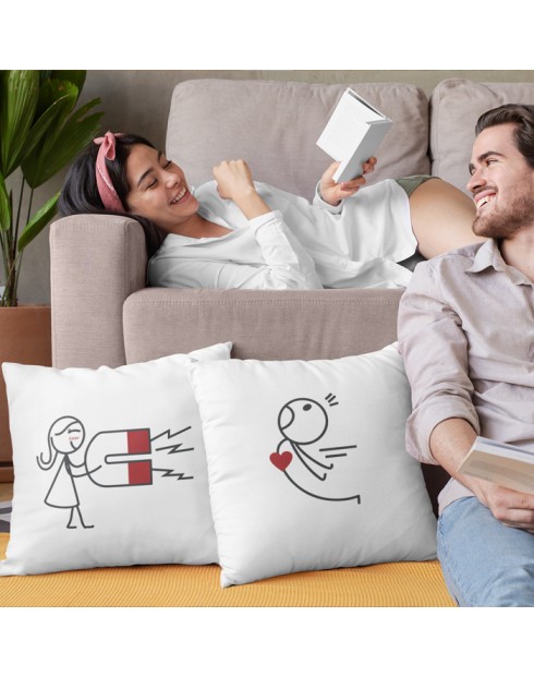 Polštářky pro zamilované - Láska magnet