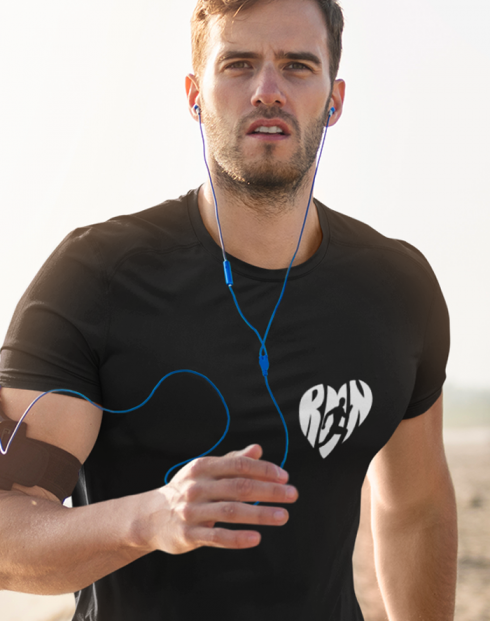 Pánské tričko - Srdce běžce