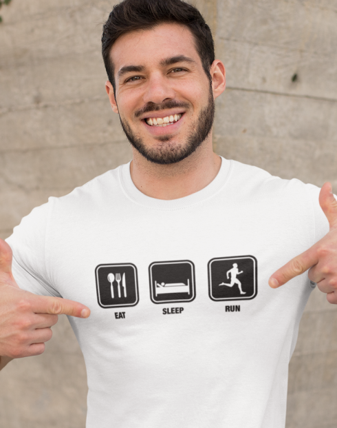 Pánské tričko EAT SLEEP RUN