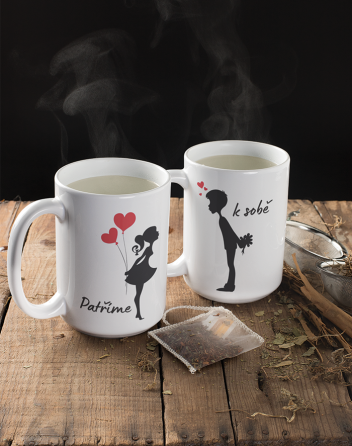 Hrnečky pro zamilované - Patříme k sobě