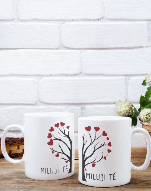 Hrnečky pro zamilované - Miluji tě