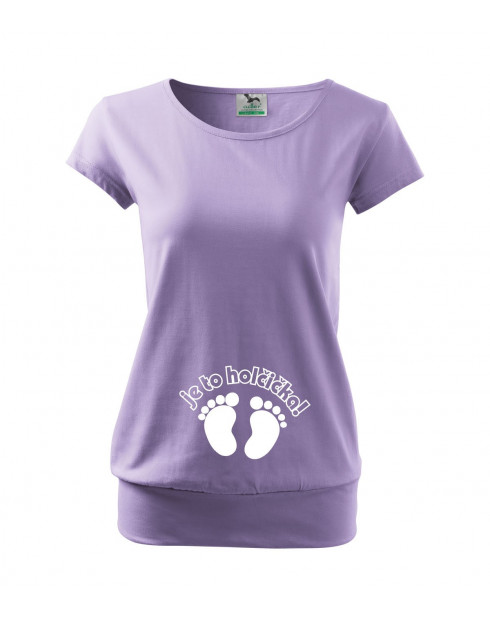 Těhotenské tričko Je to holčička