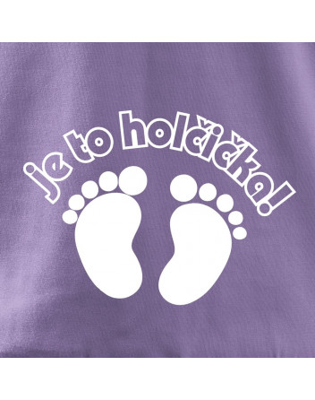 Těhotenské tričko Je to holčička