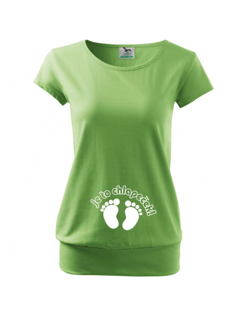 Těhotenské tričko Je to chlapeček