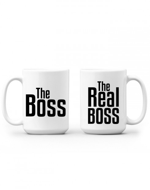 Párové hrníčky The Boss a The Real Boss